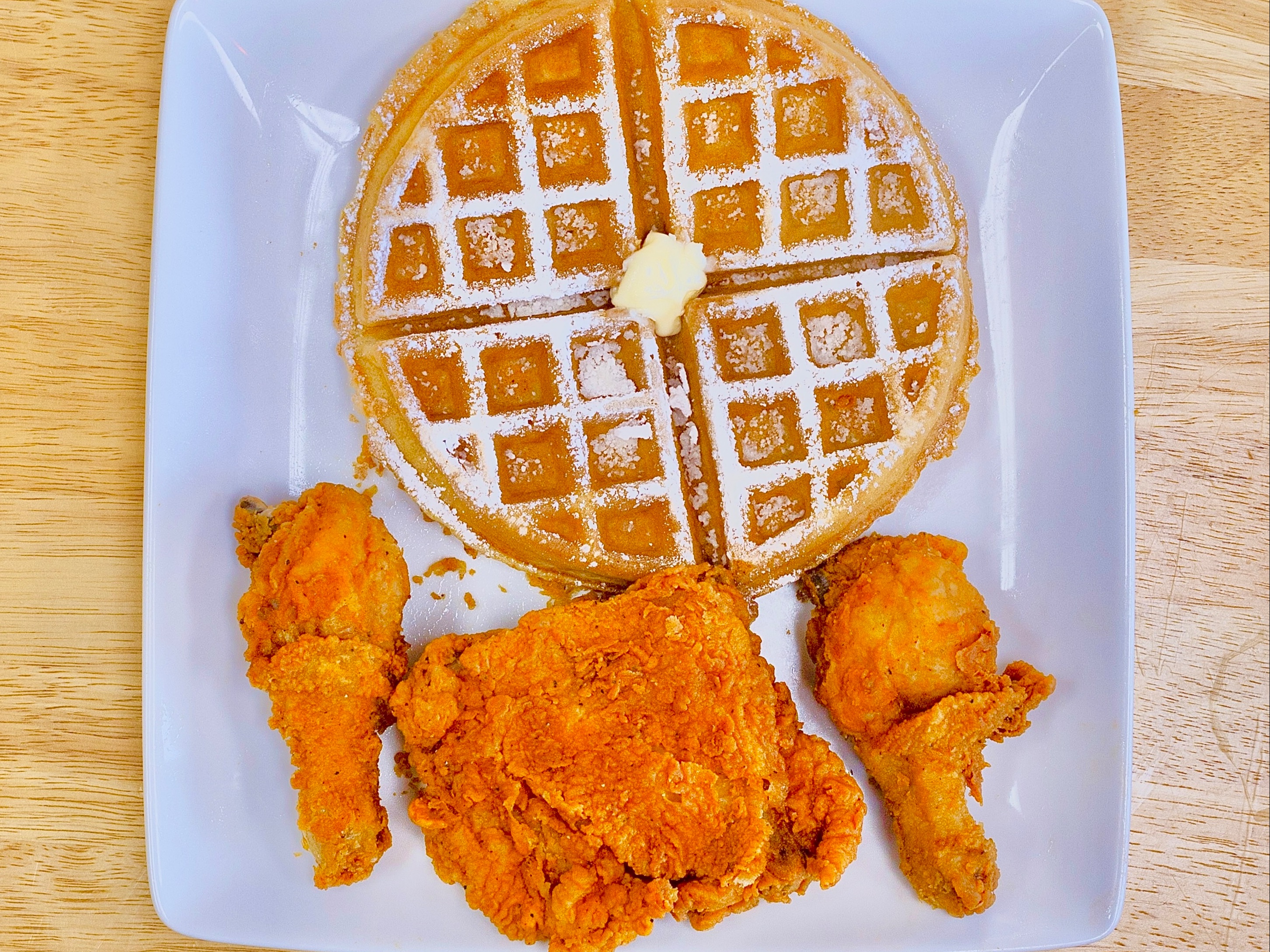 9 Dark Meat & 2 Waffles