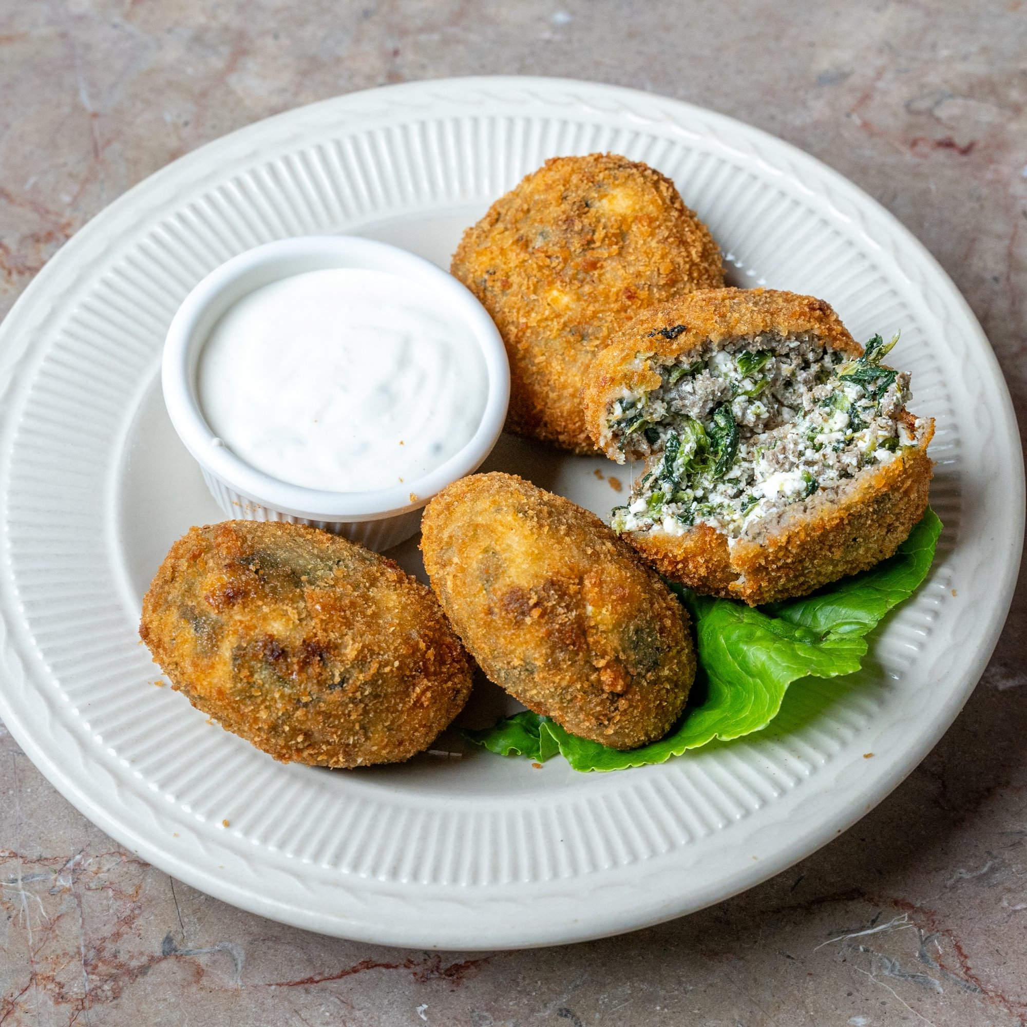 Feta Dill Fritters