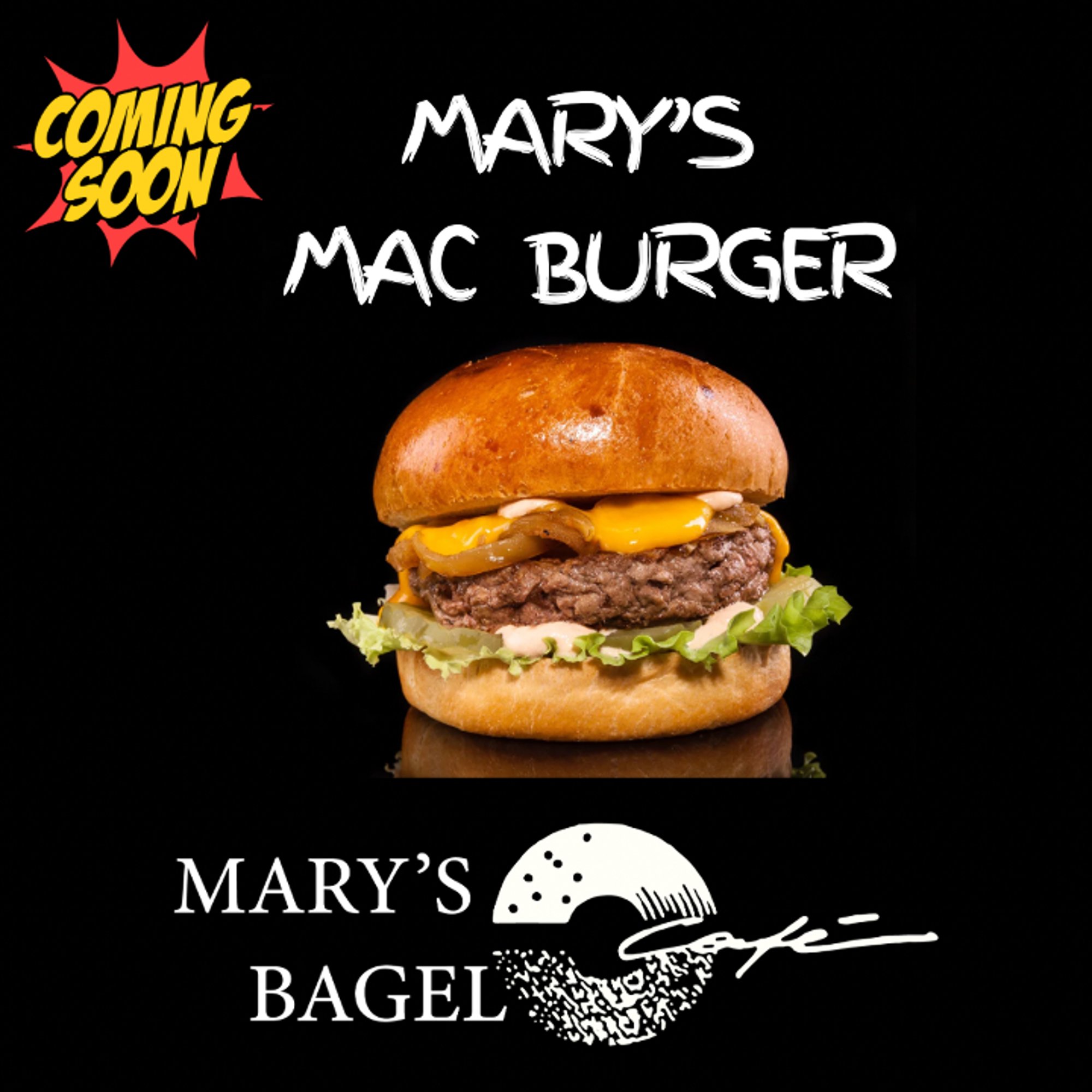 MARY'S MAC BURGER W/FRIES