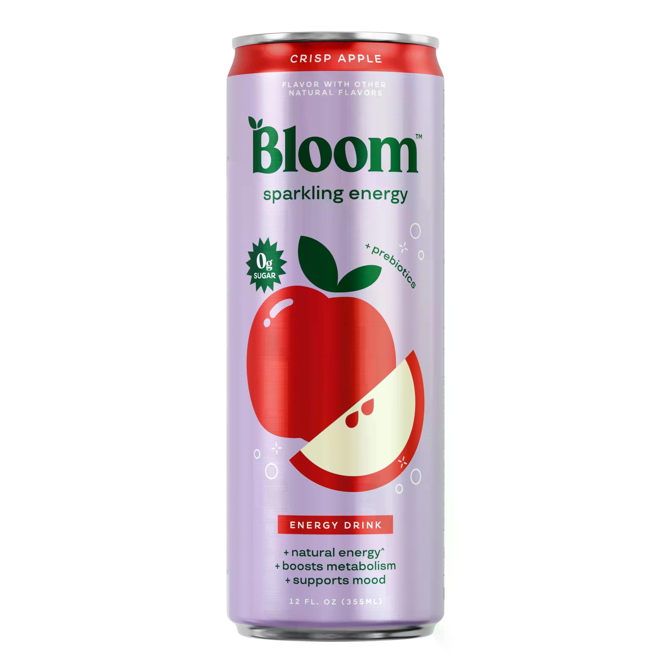 Bloom Sparkling Energy Crisp Apple 12oz