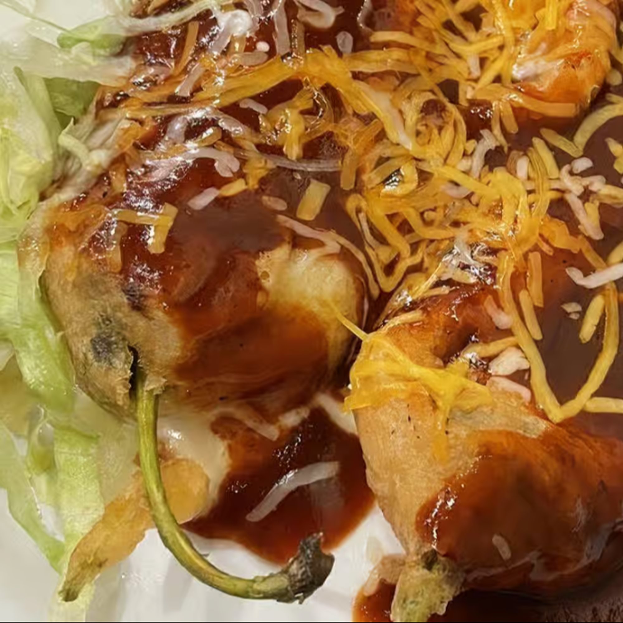 Two Chiles Rellenos