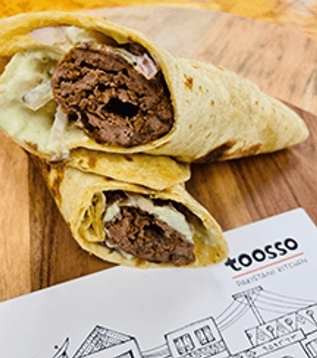 Reshmi Kebab Roll