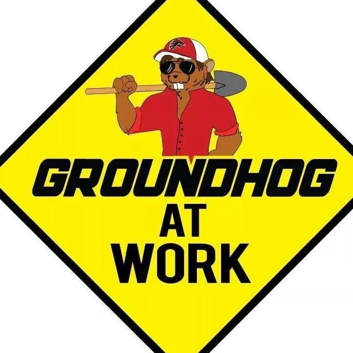 Groundhog Construction Logo