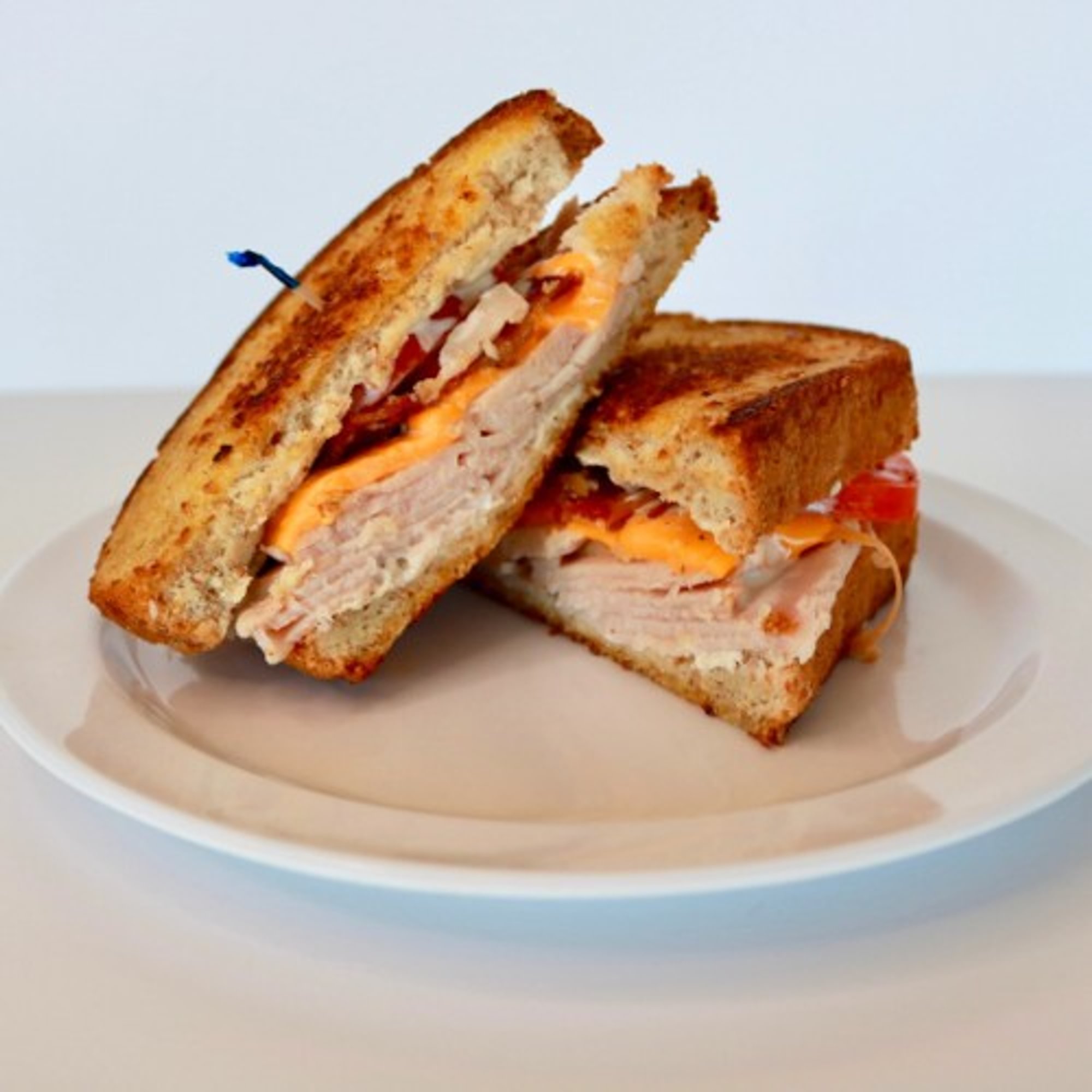 Turkey Bacon Ranch Melt Sandwich
