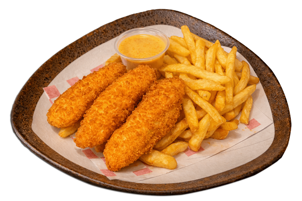 Chicken Tender & Fries (3pcs)