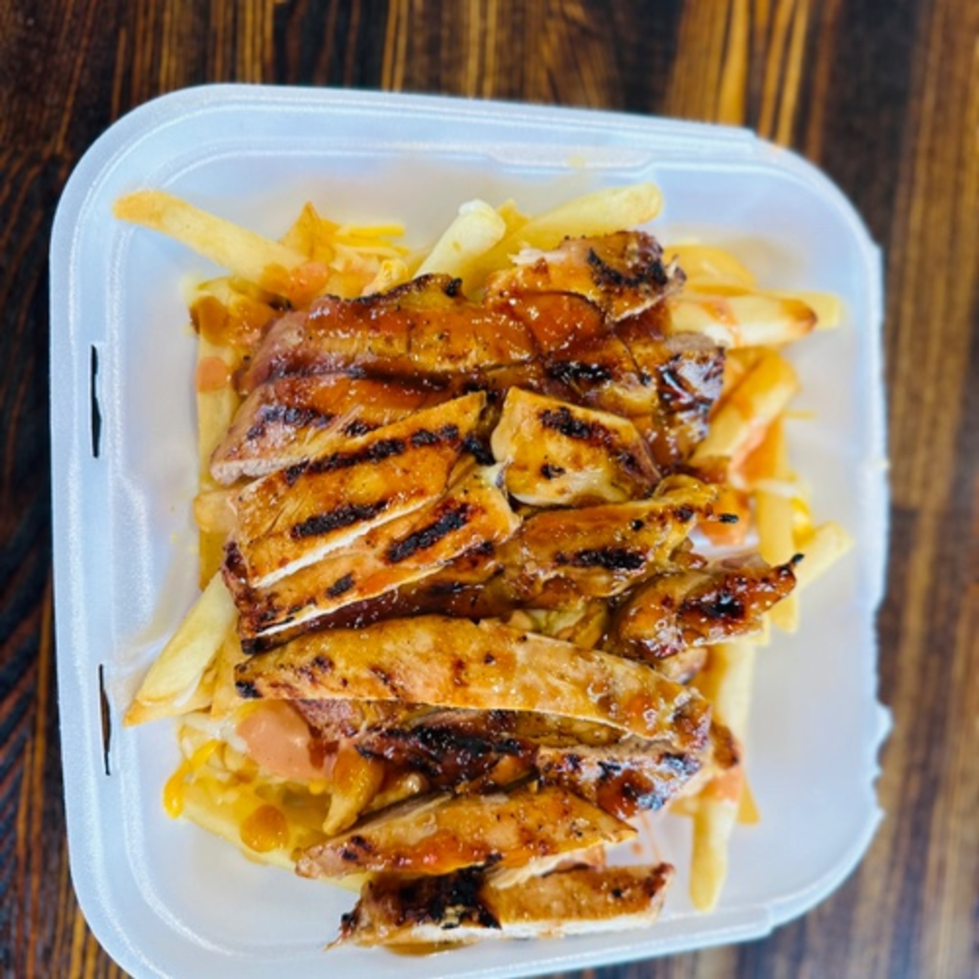 Chicken Teriyaki Fries