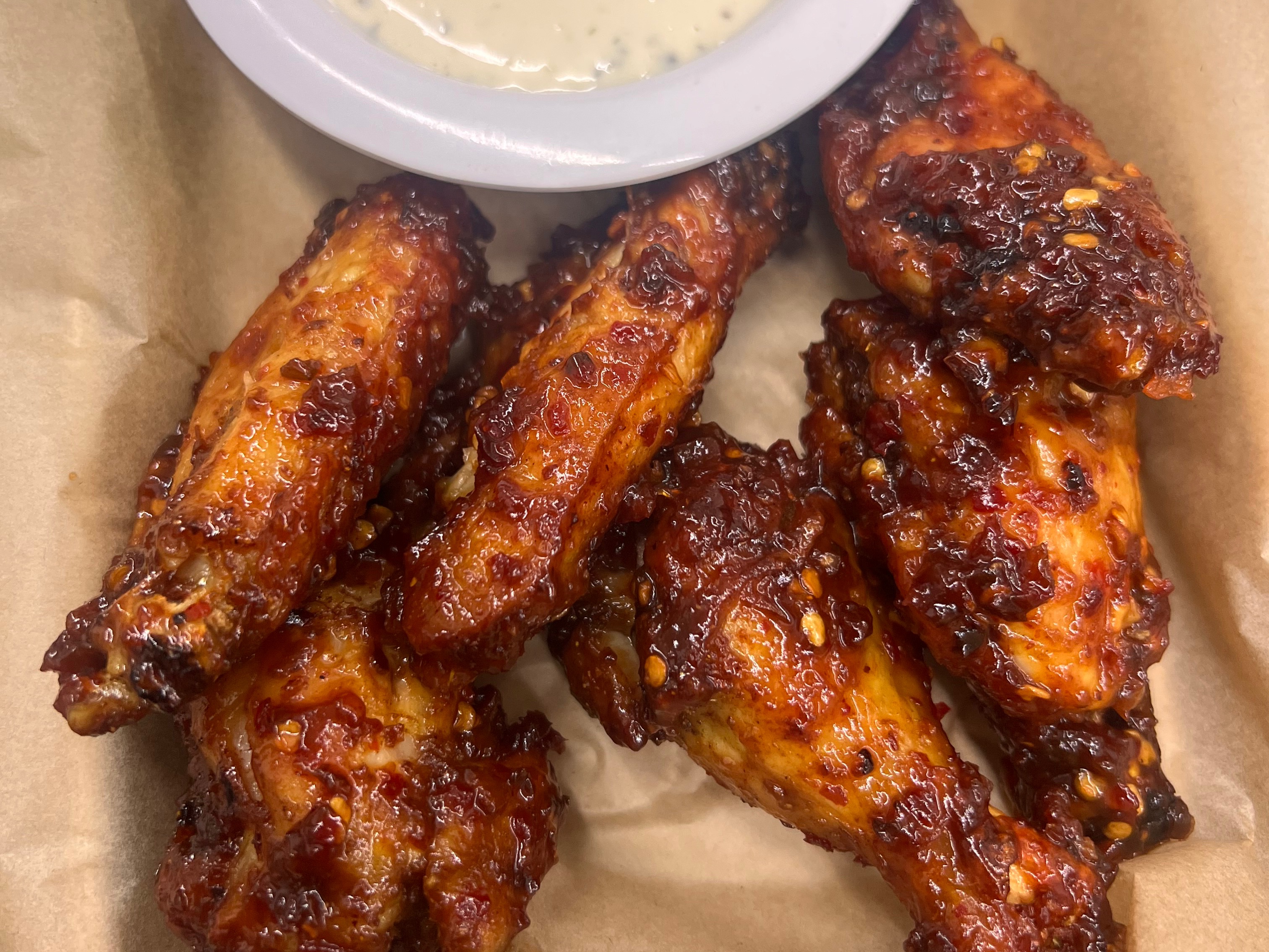Sweet and Spicy Tamarind Glazed Wings (GF)(NF)(DF)