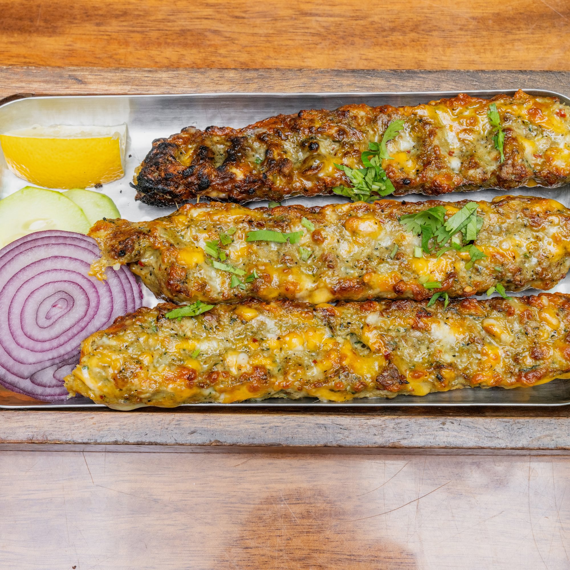 Chicken Cheese Kebabs