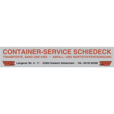 Logo von Container-Service Schiedeck