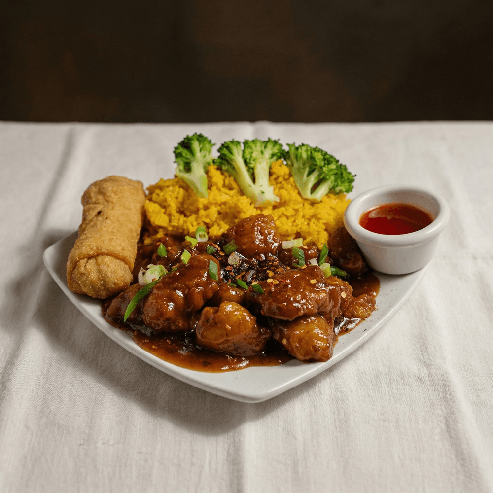 Sesame Chicken or General Tso's Chicken Combo