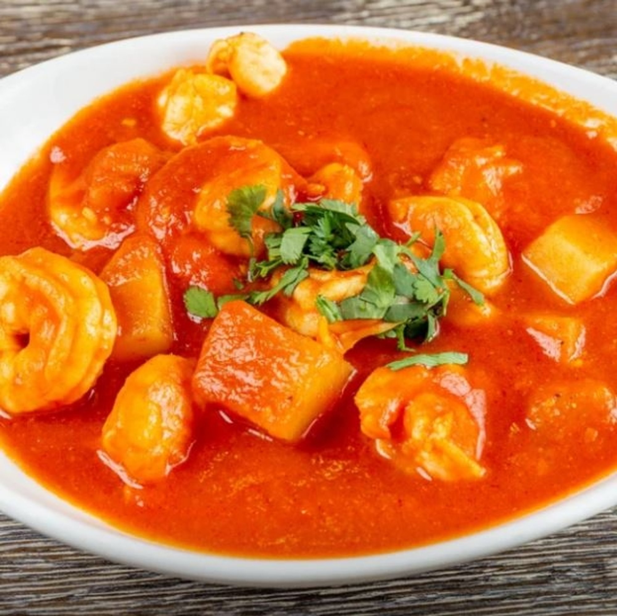 Shrimps Vindaloo (Gluten Free, Hot)