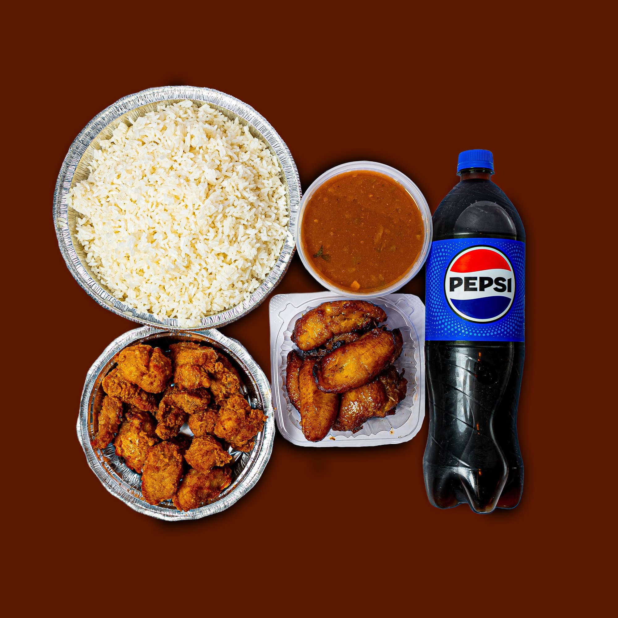 Combo# 4. Chicharron De Pollo Sin Hueso Combo