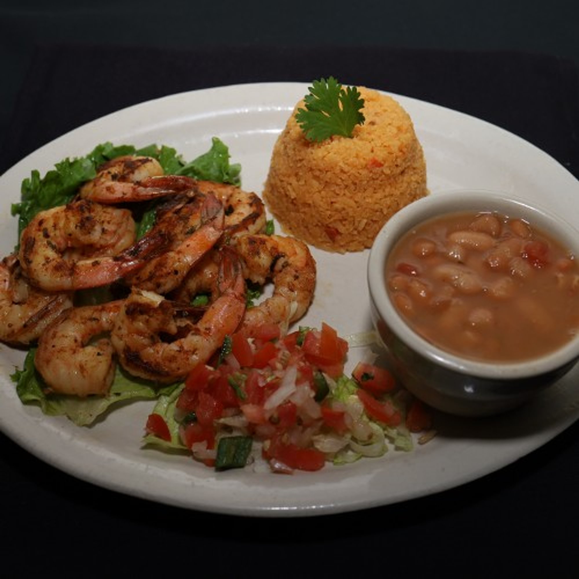 Grilled Shrimp & Rice