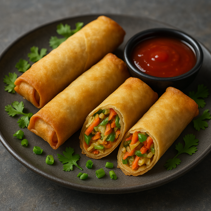 Veg. Spring Roll (5pcs) (V)