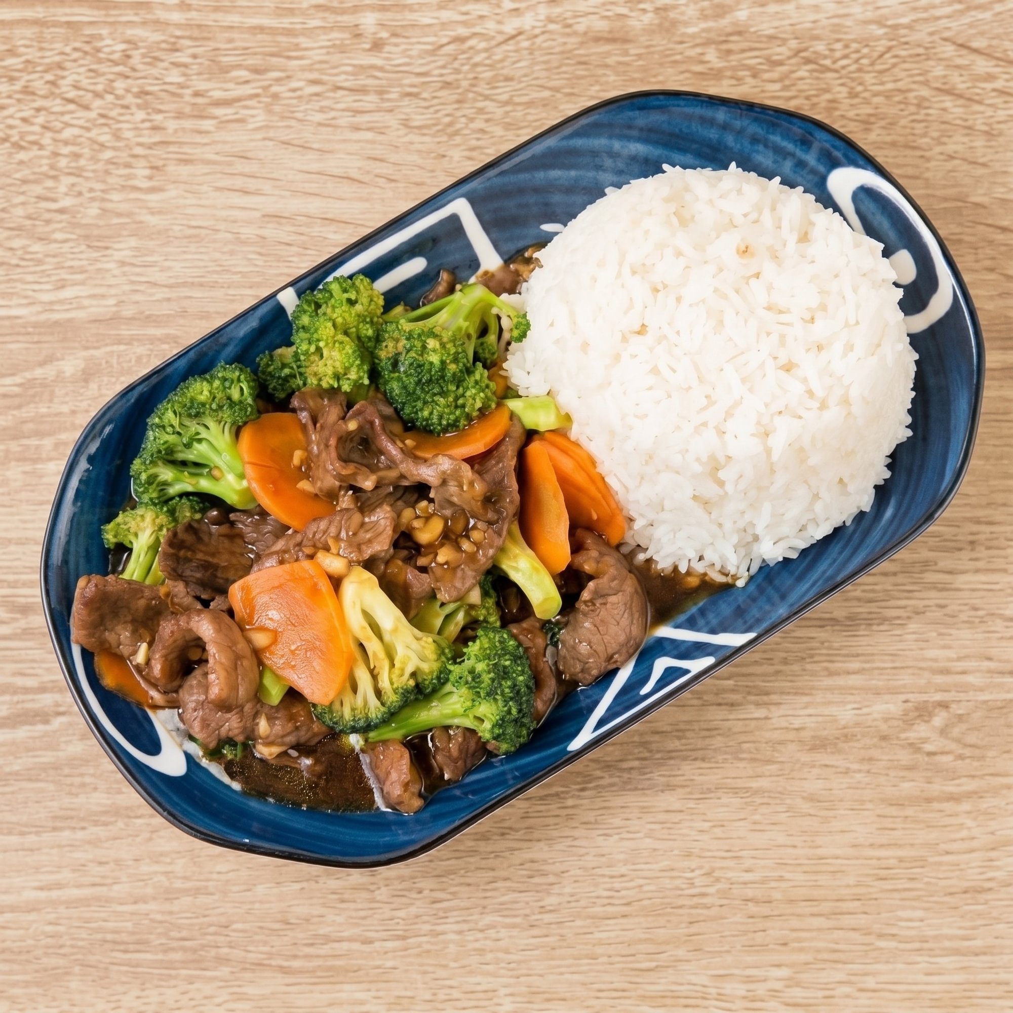 Beef Broccoli Over Rice