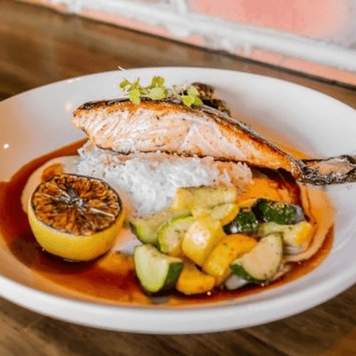 5. Grilled Salmon Platter