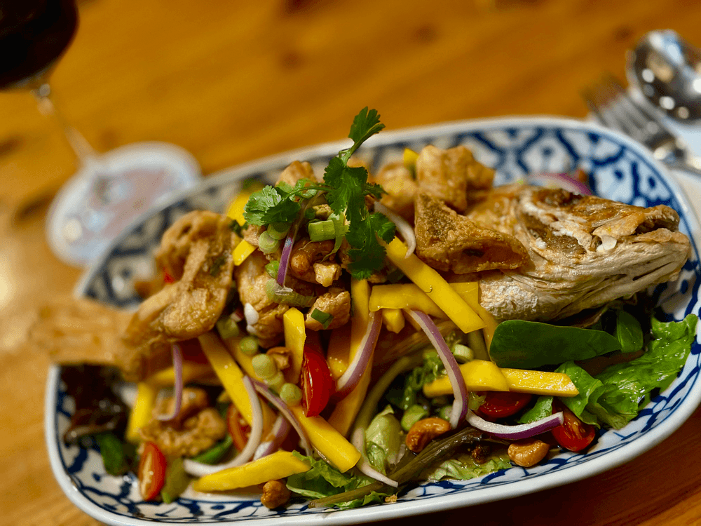 Crispy Red Snapper Mango