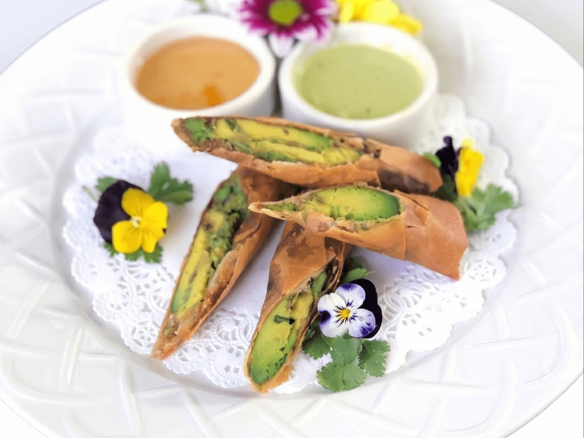Avocado Egg Roll