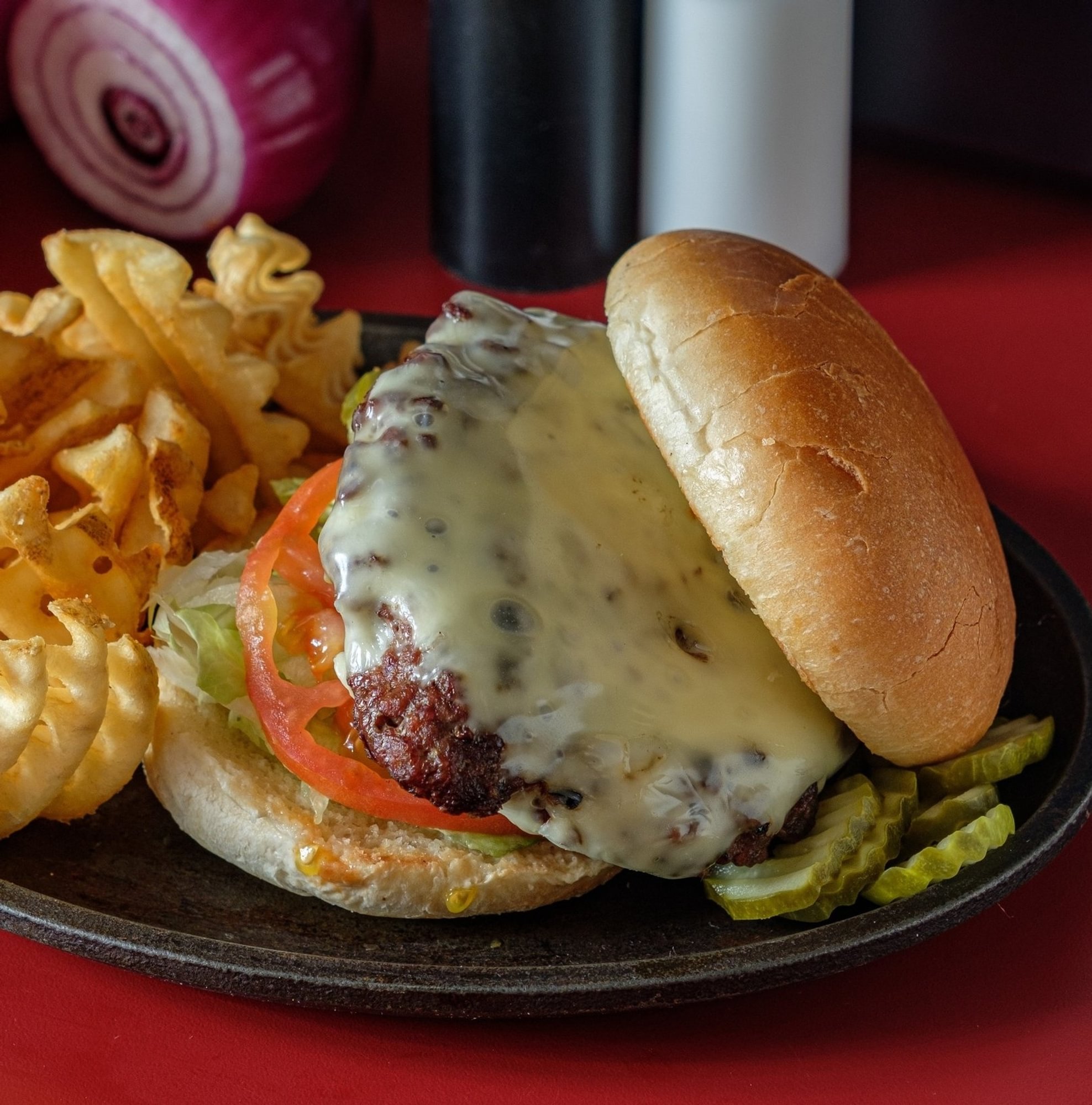 1/2 Lb Cheeseburger Combo