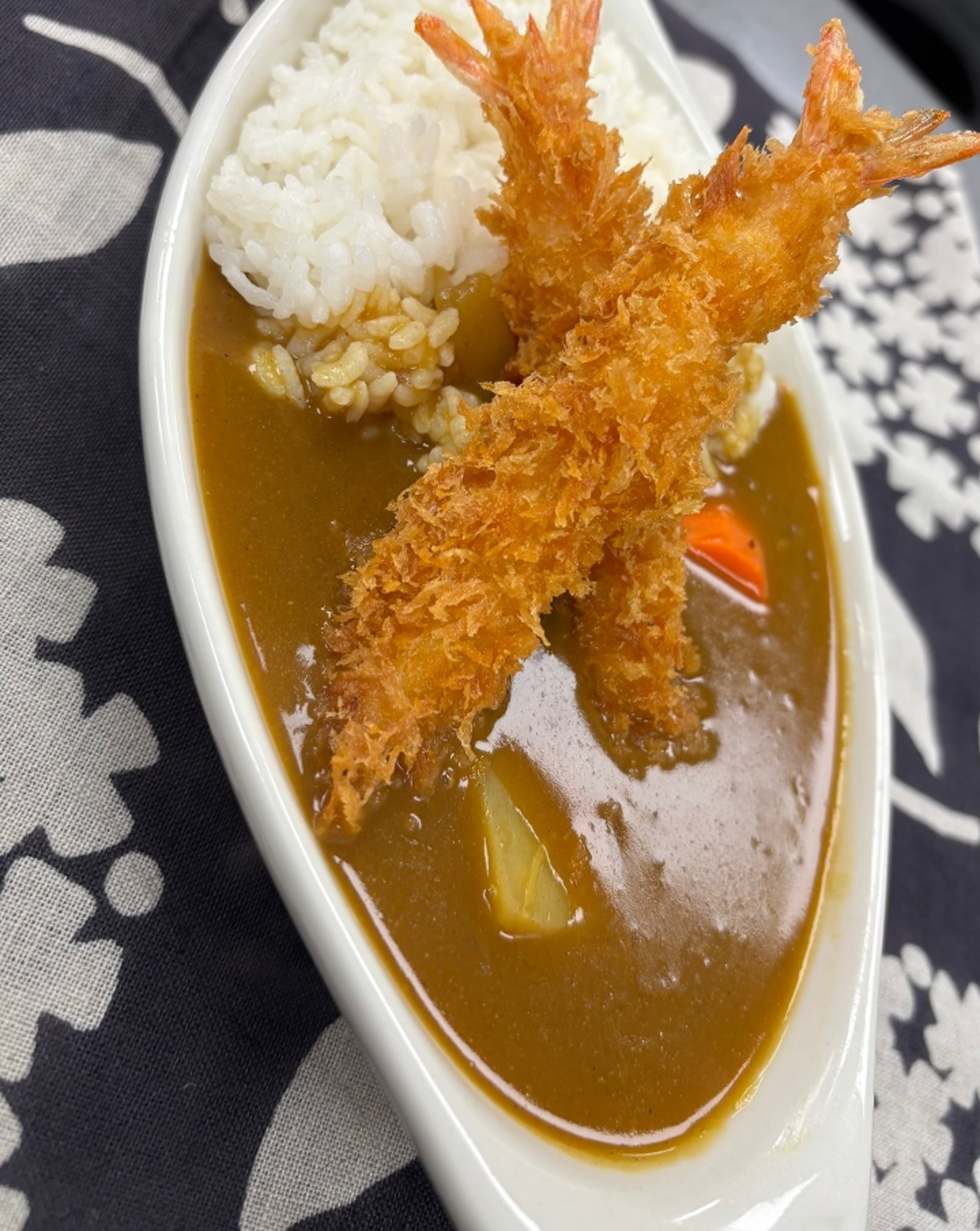 Fried Shrimp Curry Rice