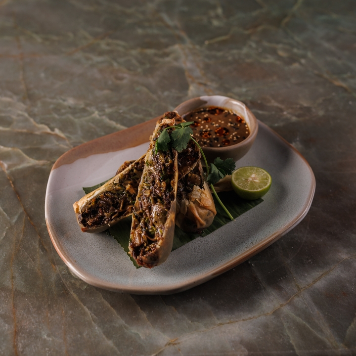 Mushroom Spring Rolls