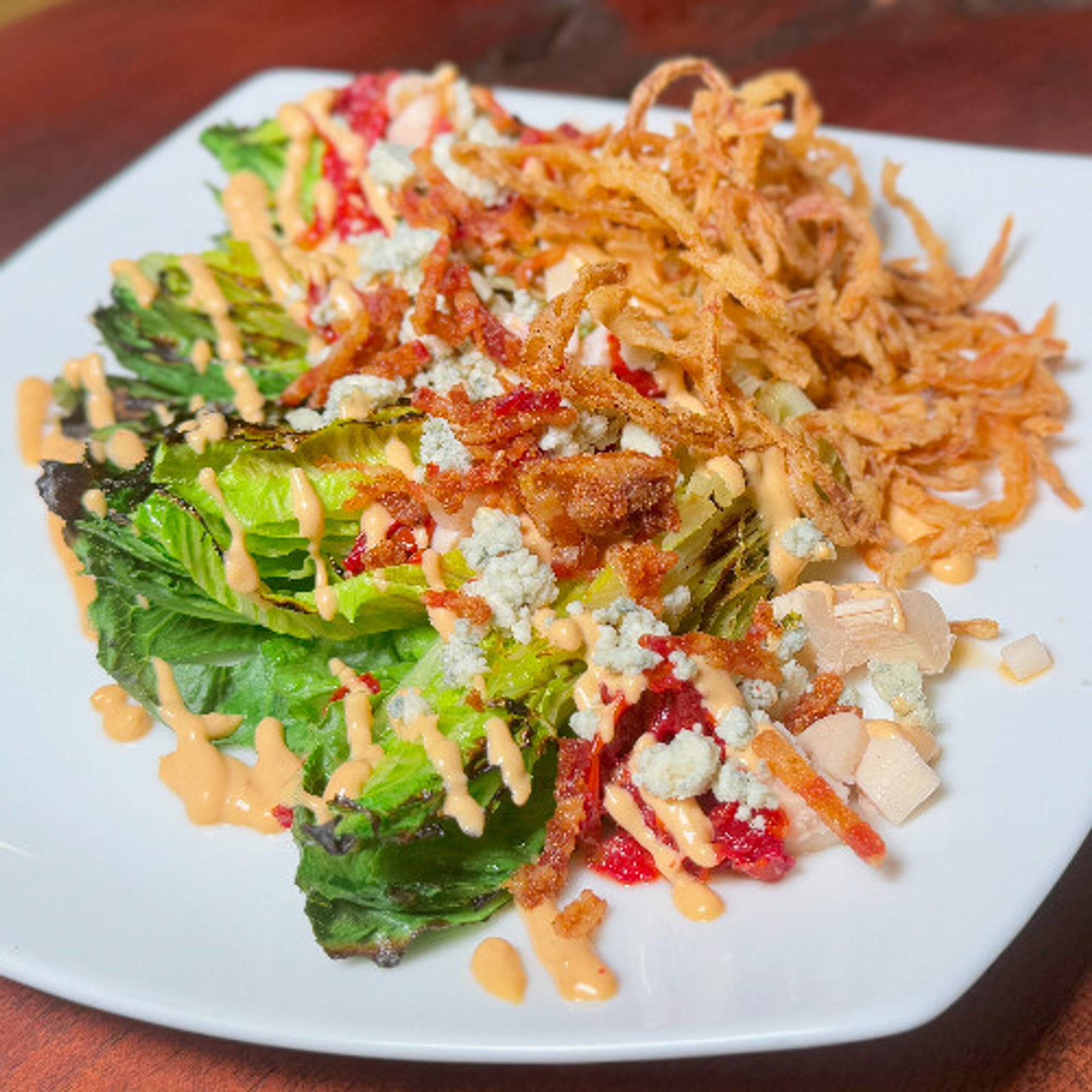 Grilled Romaine & Hearts of Palm Salad