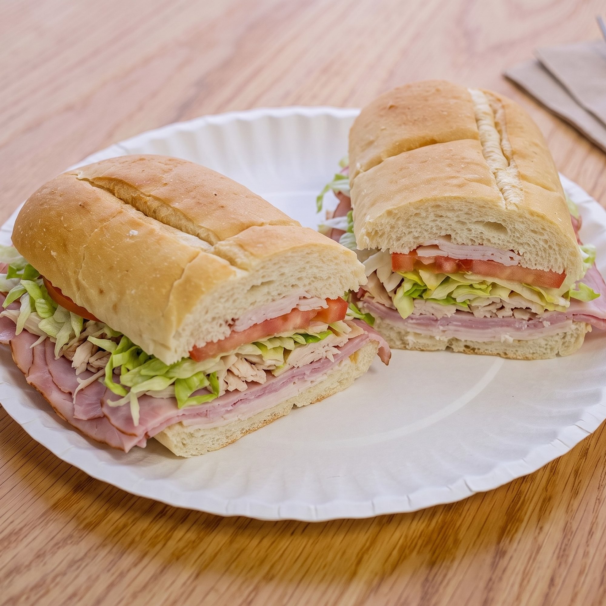 #13 Half Salami and Cheese