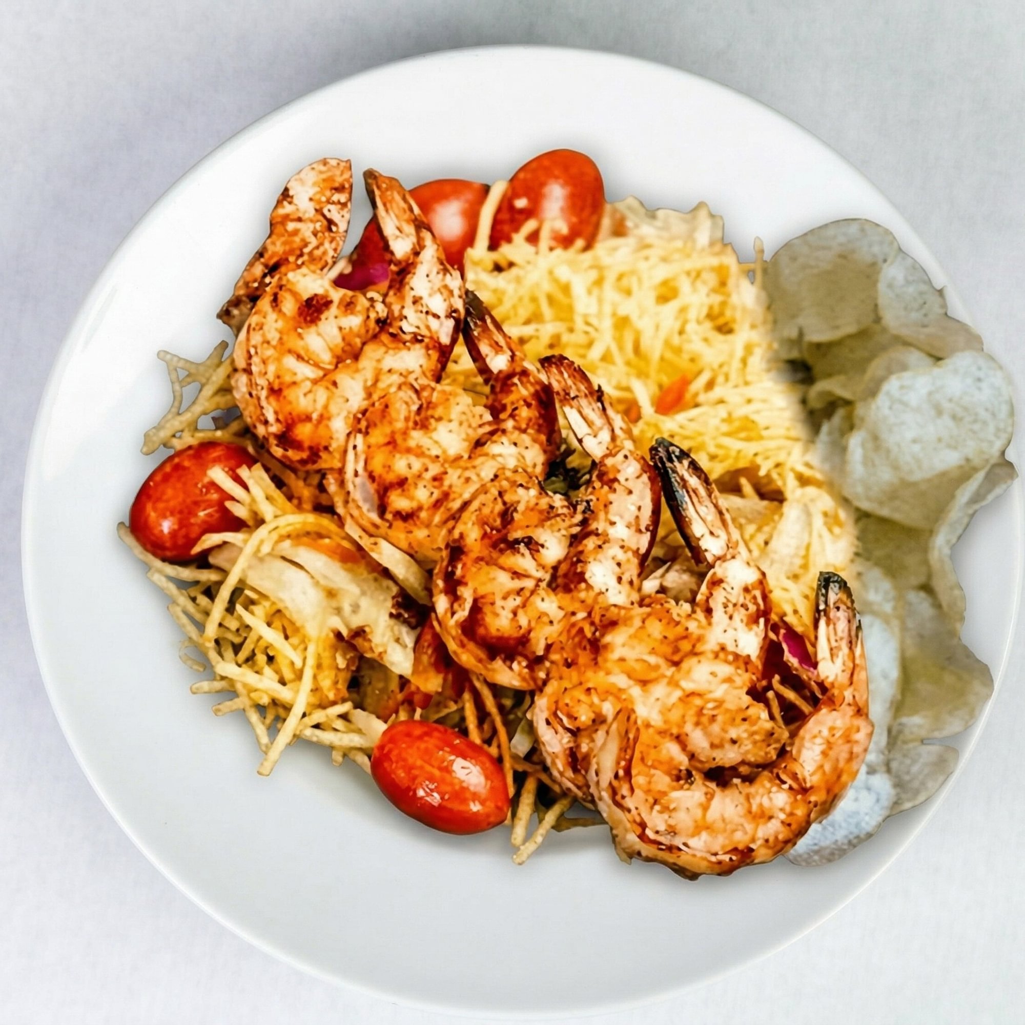 Grilled Shrimp Chef Salad