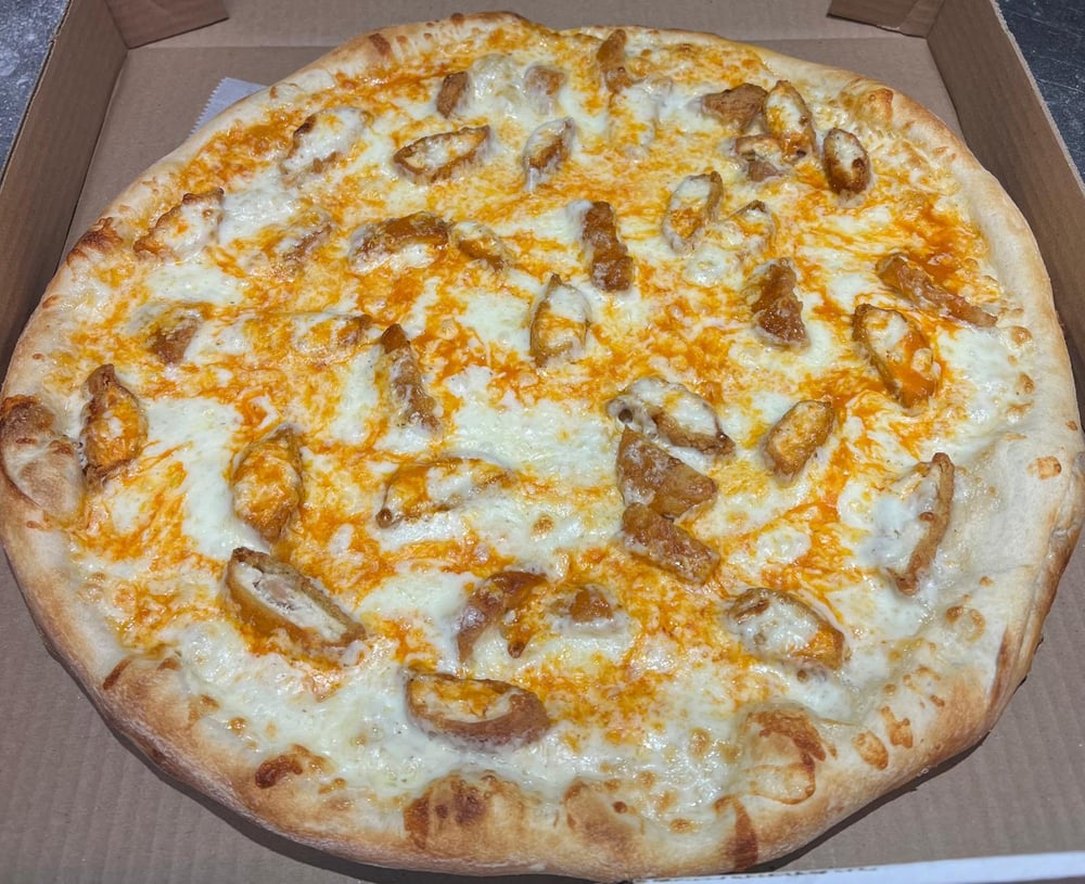 12" Gluten Free 16. Buffalo Chicken Tender Pizza