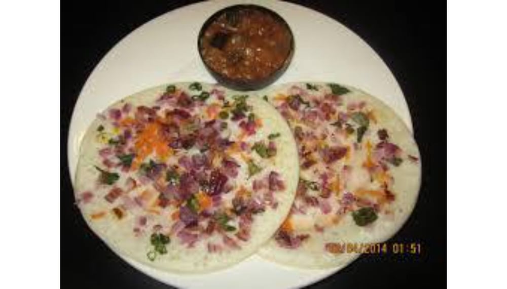 Mini Veg Uthapam (2) - Vegan, Glutne free