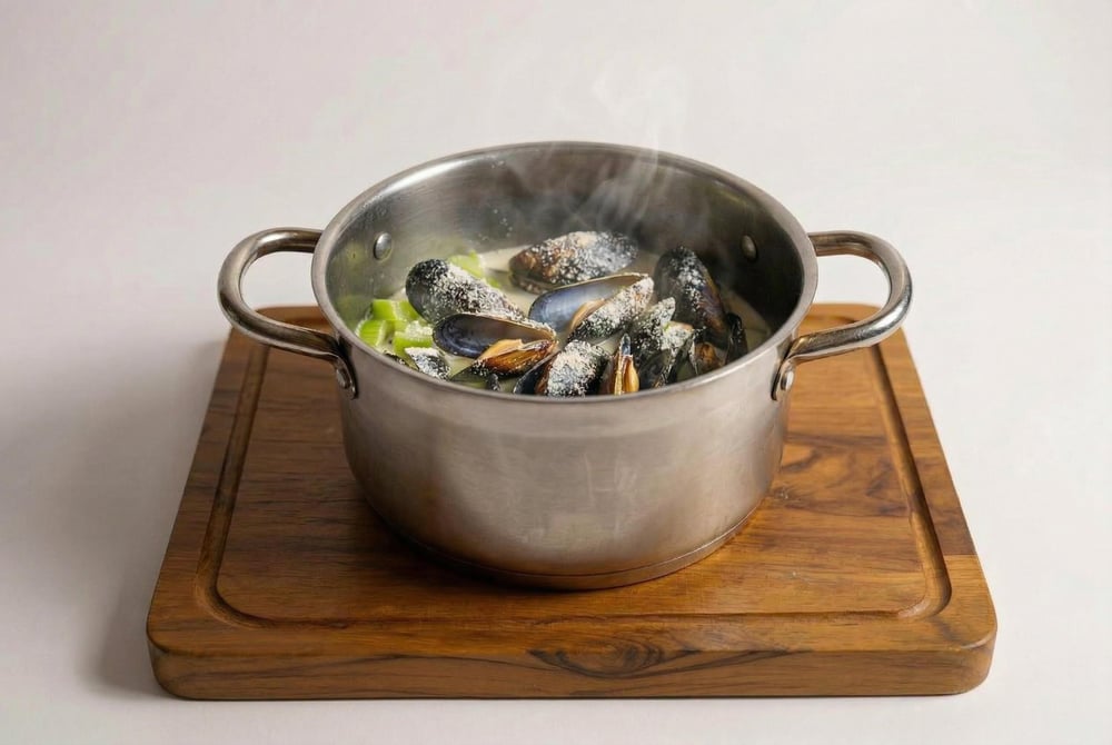 Parmesan Mussels