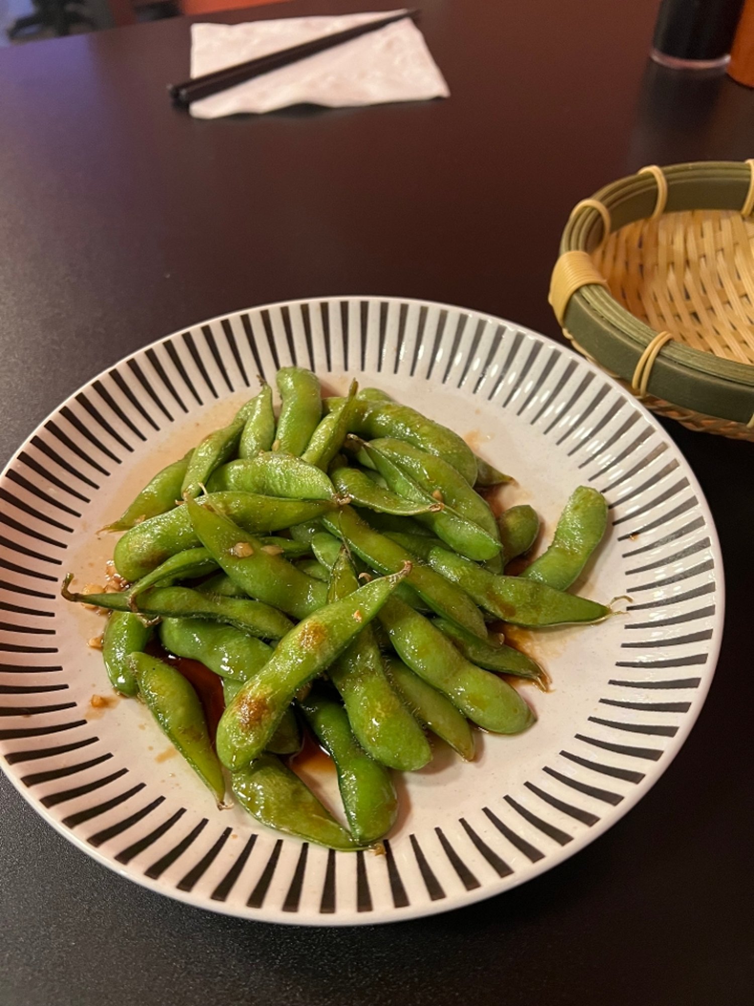 Garlic Edamame