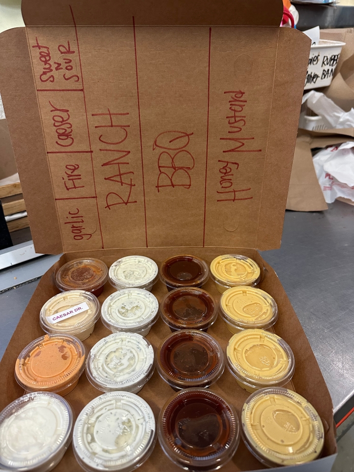 Sauce Flight (16 Small Dips) (Copy)