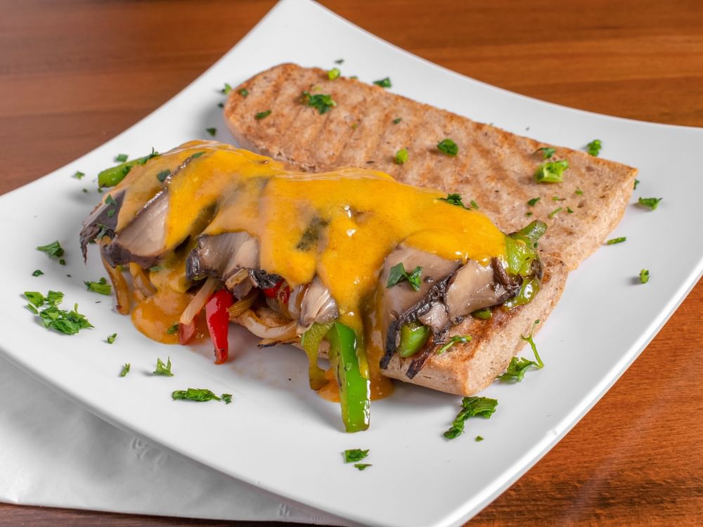 Mushroom Cheezesteak