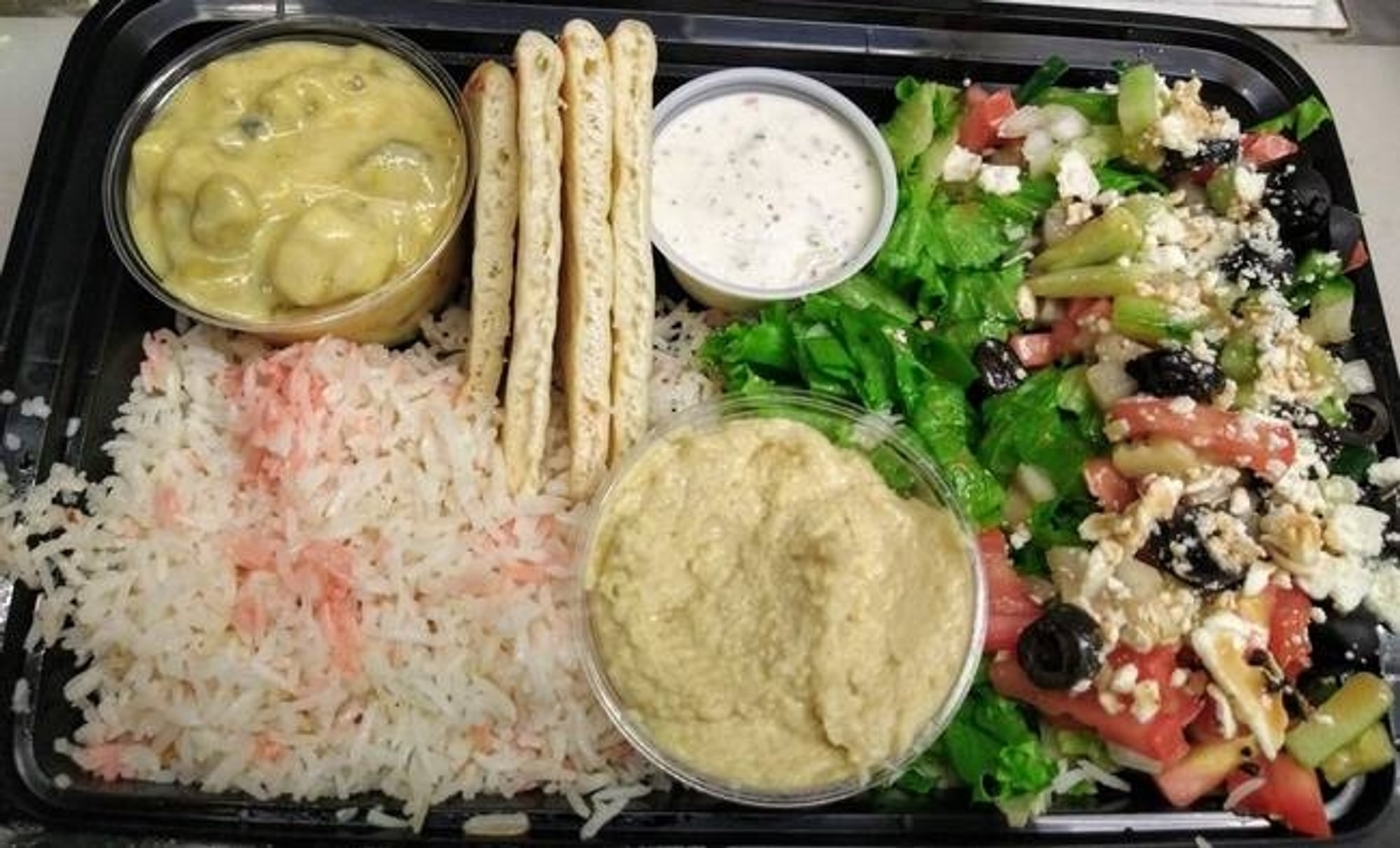 Chicken and Hummus Plate
