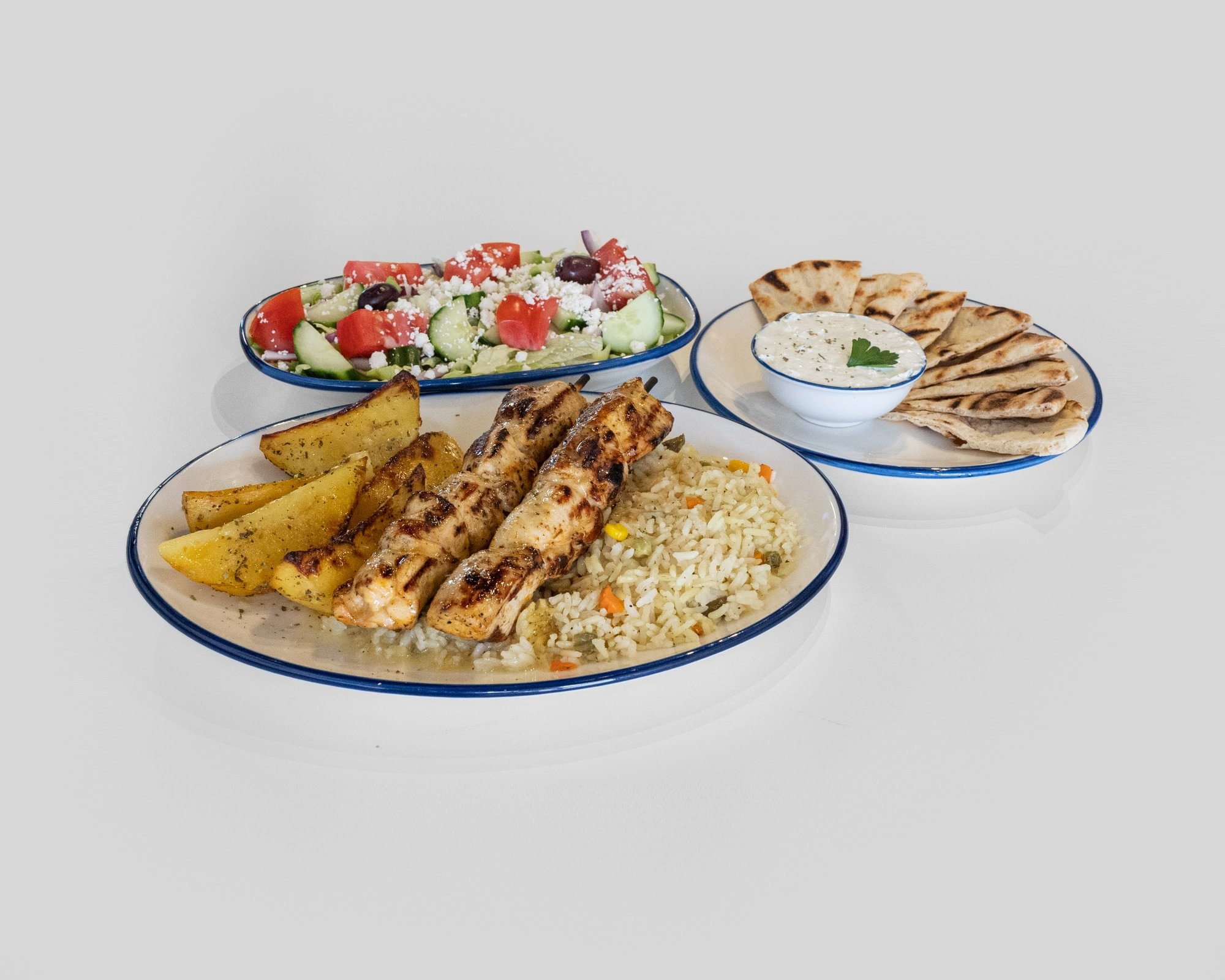 Chicken Souvlaki Plate