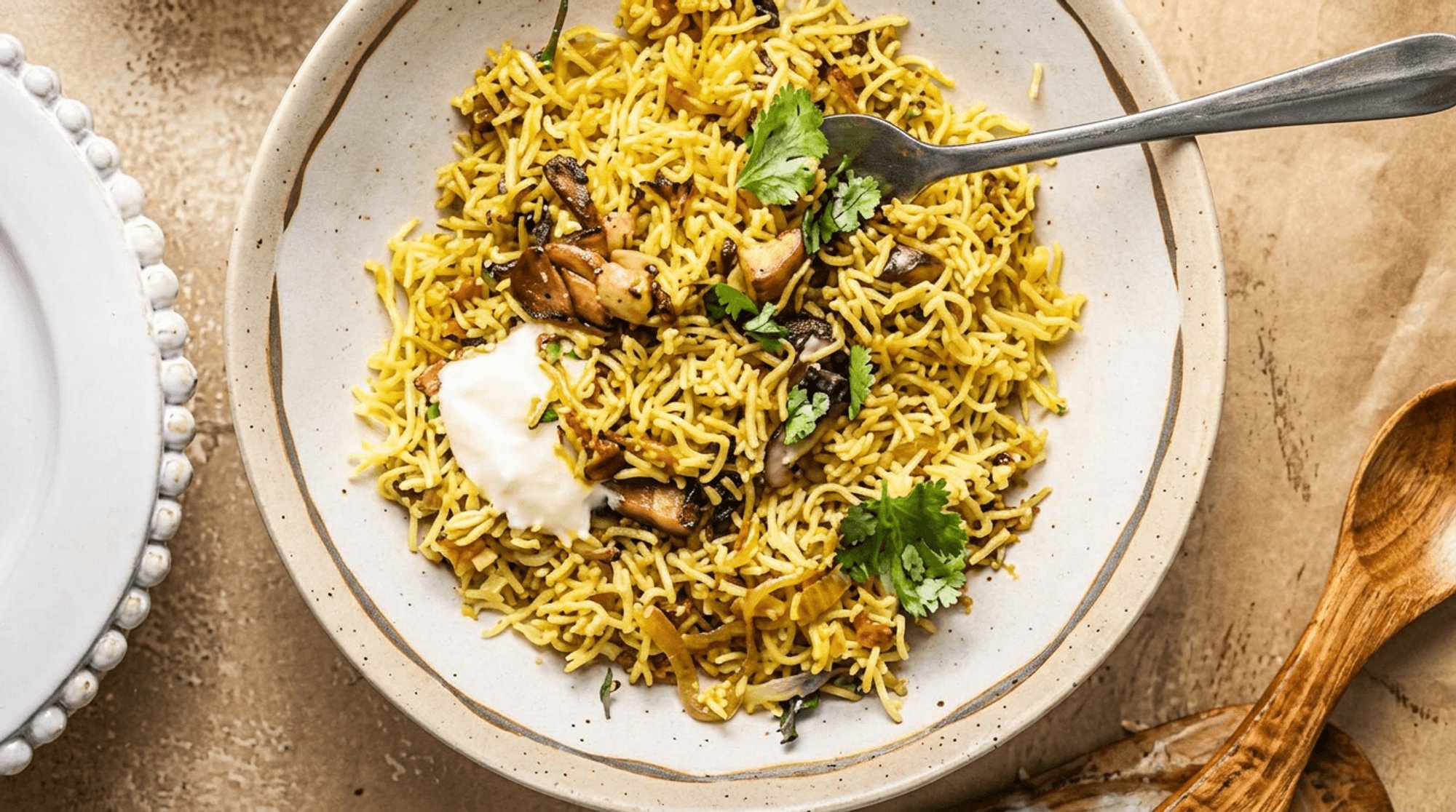 Mushroom Biryani