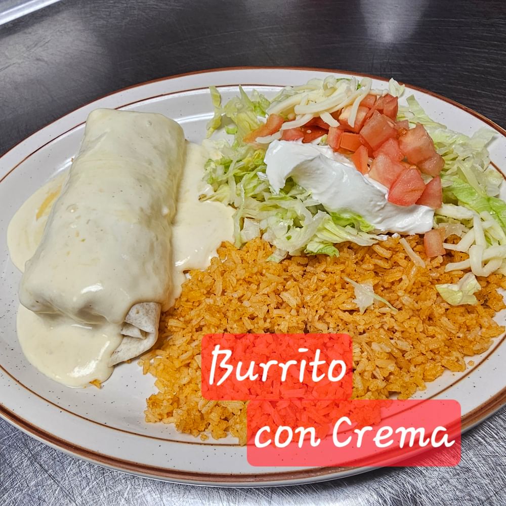 Burrito con Crema