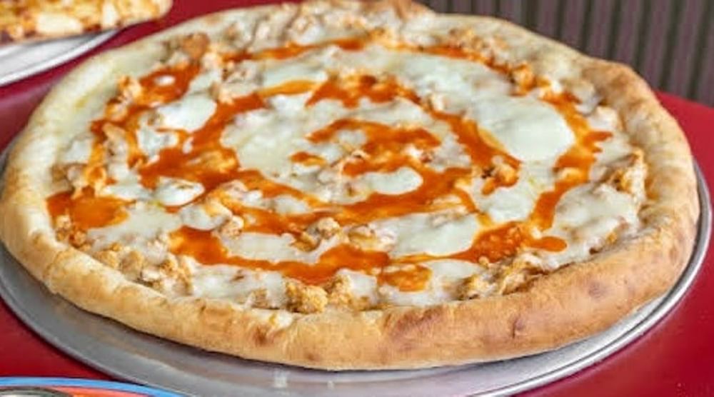 Buffalo Chicken Steak Pizza