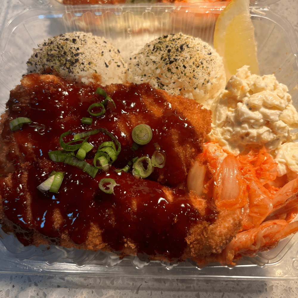 Fried Teri Salmon Plate