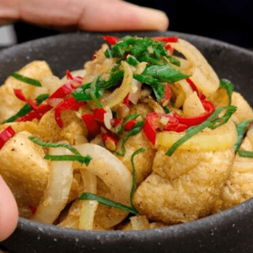 Crispy Tofu Pepper Salted