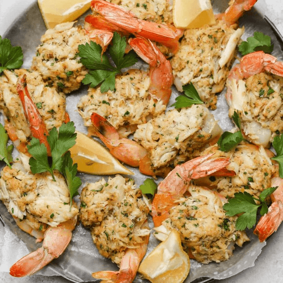 Jr. Baked Stuffed Shrimp