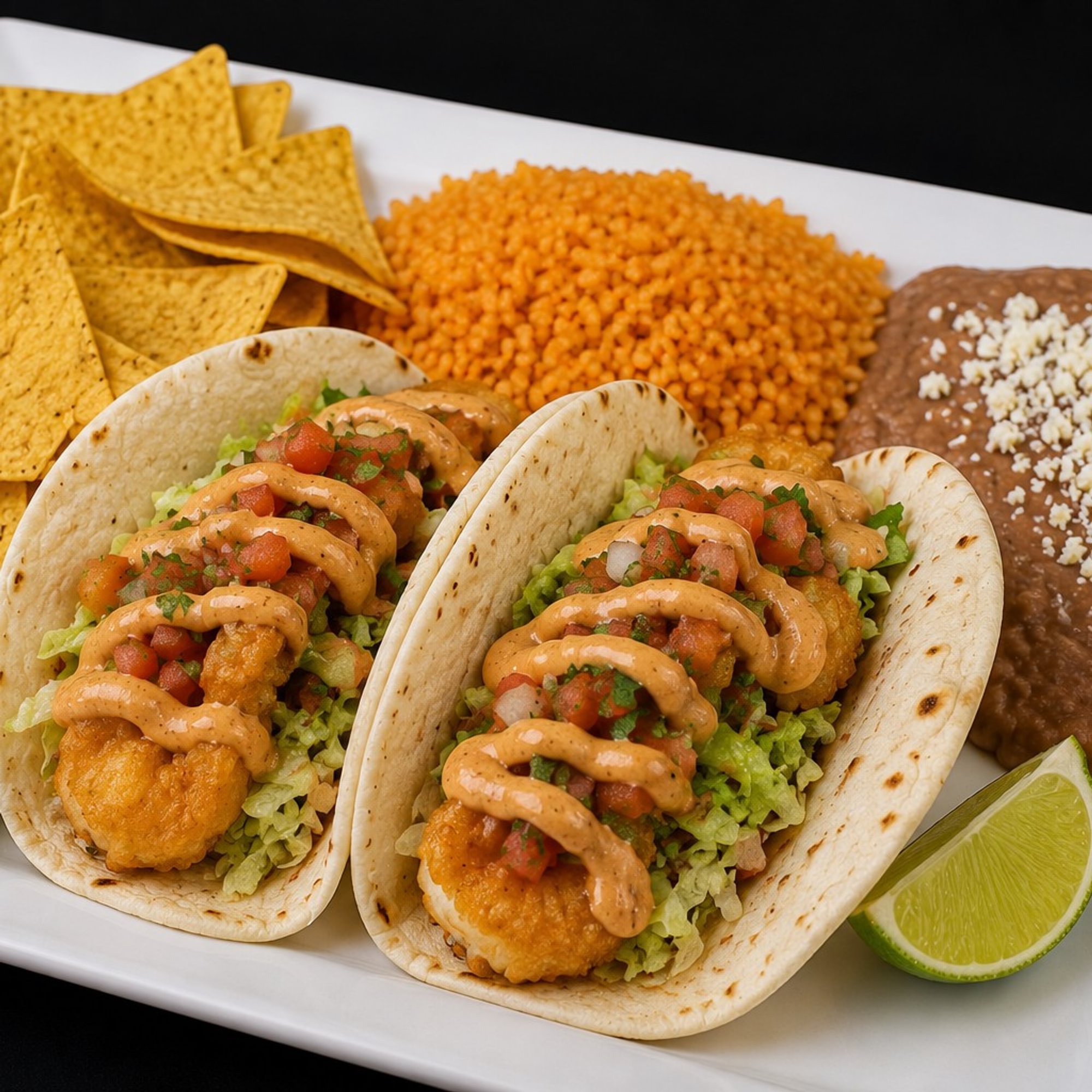 Shrimp Taco Plate
