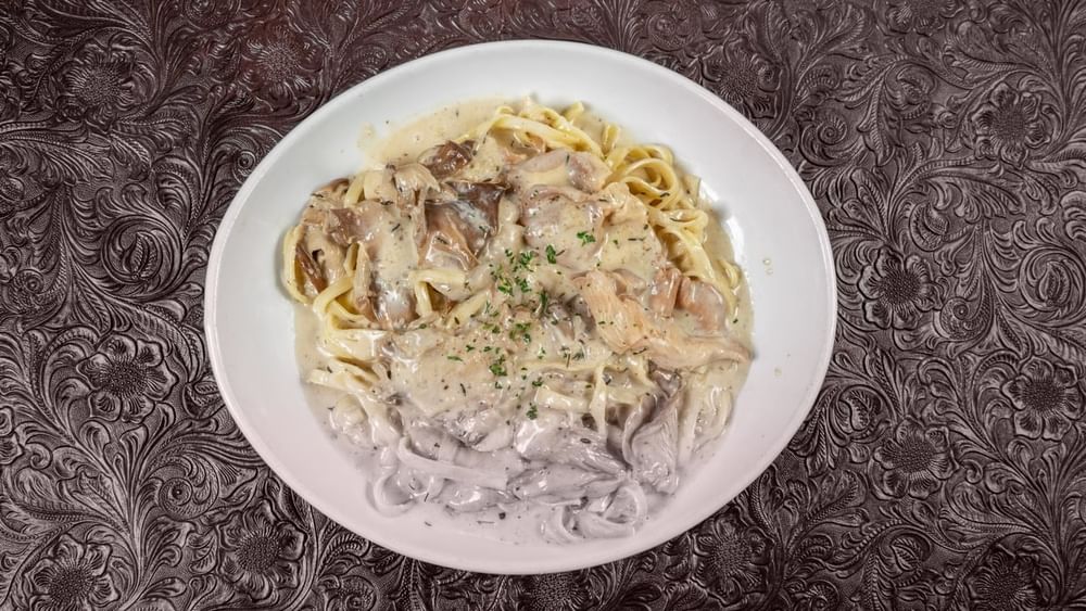 Pasta with Wild Mushroom Cream Sauce