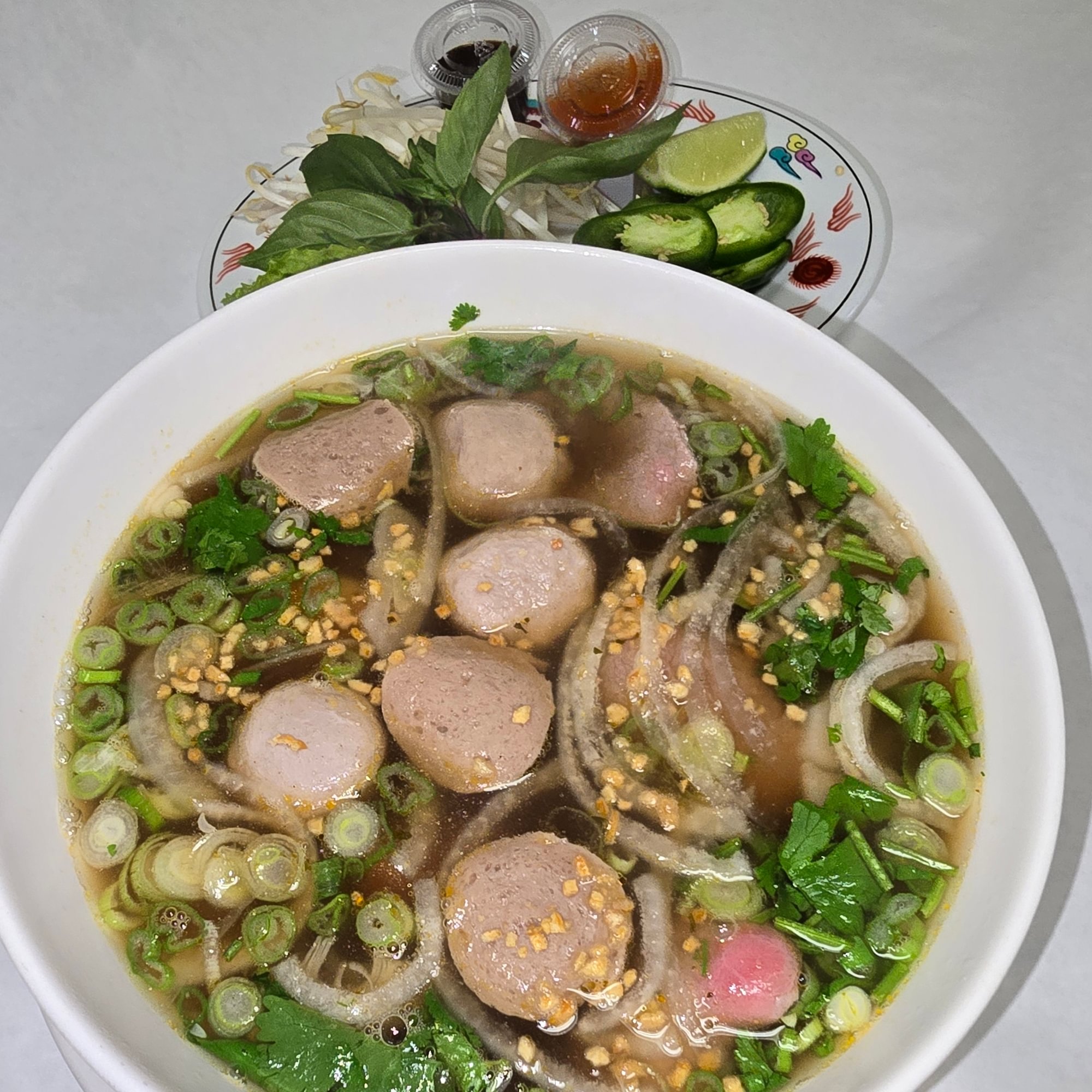 Pho Large Beef + Meatball (M)