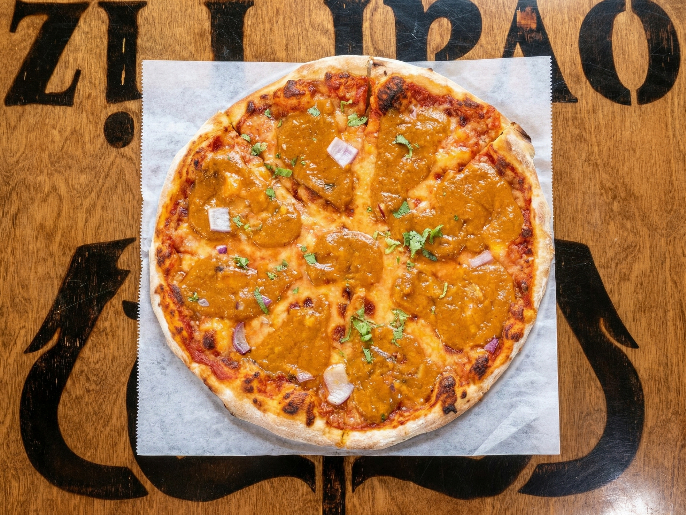 Pav Bhaji Pizza