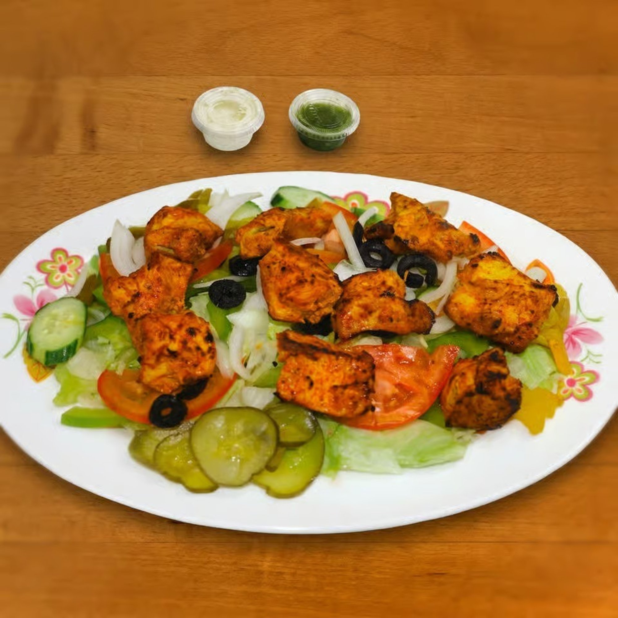 Chicken Kabob Salad