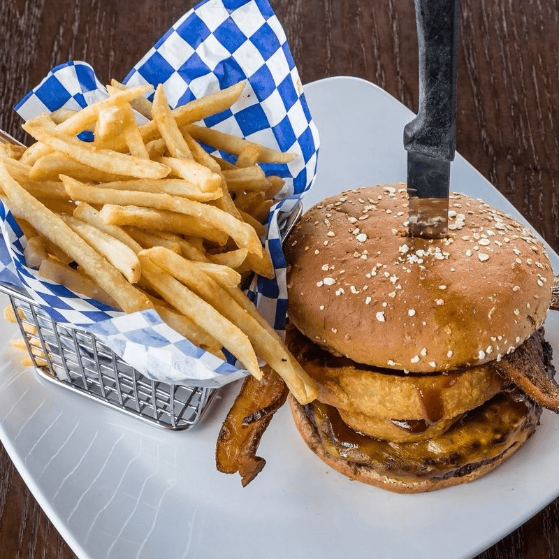 Whiskey BBQ Burger