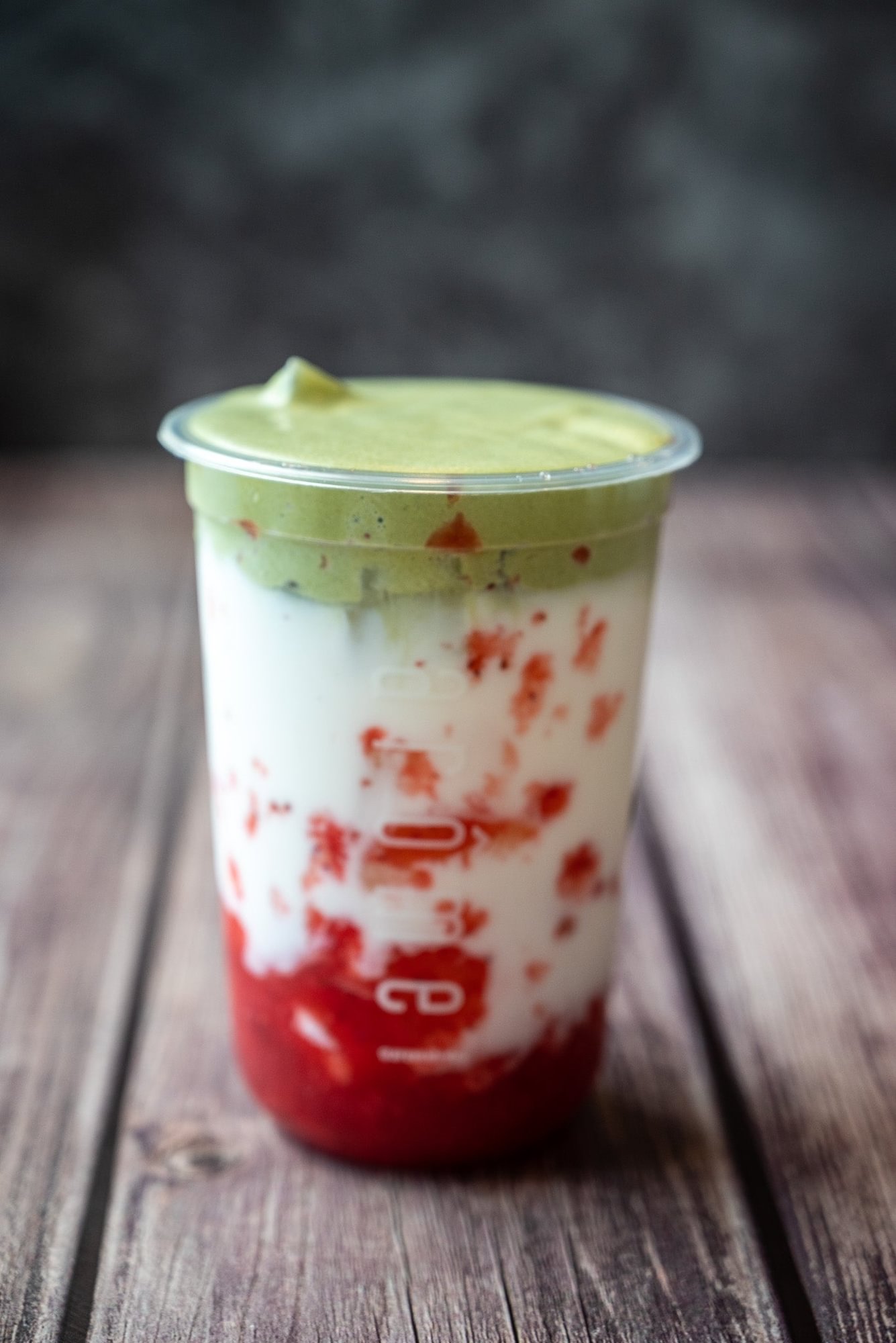 Strawberry Matcha Milk