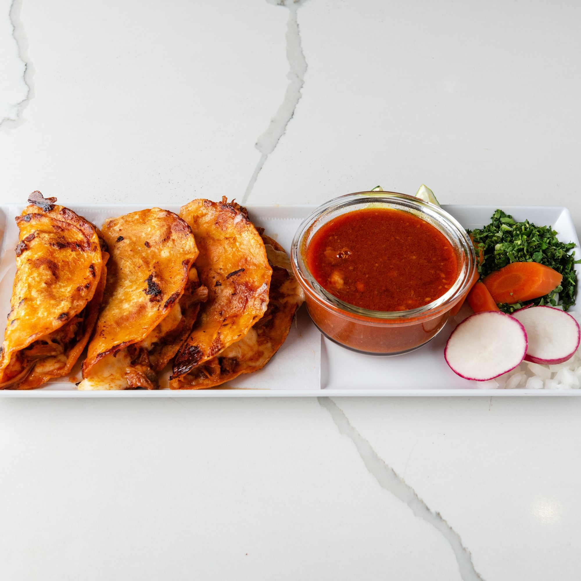 Quesabirria Tacos Y Consome